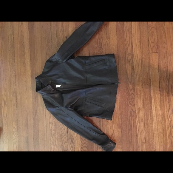 Michael Kors Other - Sleek Men’s Michael Kors Brown Leather Jacket Michael Kors Other - Sleek Men’s Michael Kors Brown Leather Jacket
